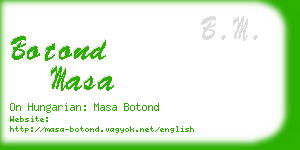 botond masa business card